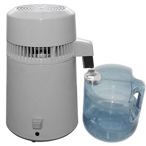 Destilador de agua cerrado